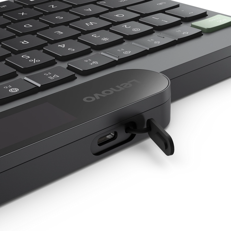 Tastatură Lenovo Self-Charging Bluetooth Membrană Negru