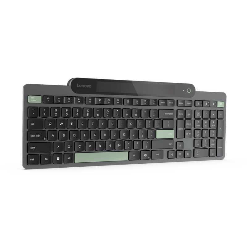 Tastatură Lenovo Self-Charging Bluetooth Membrană Negru