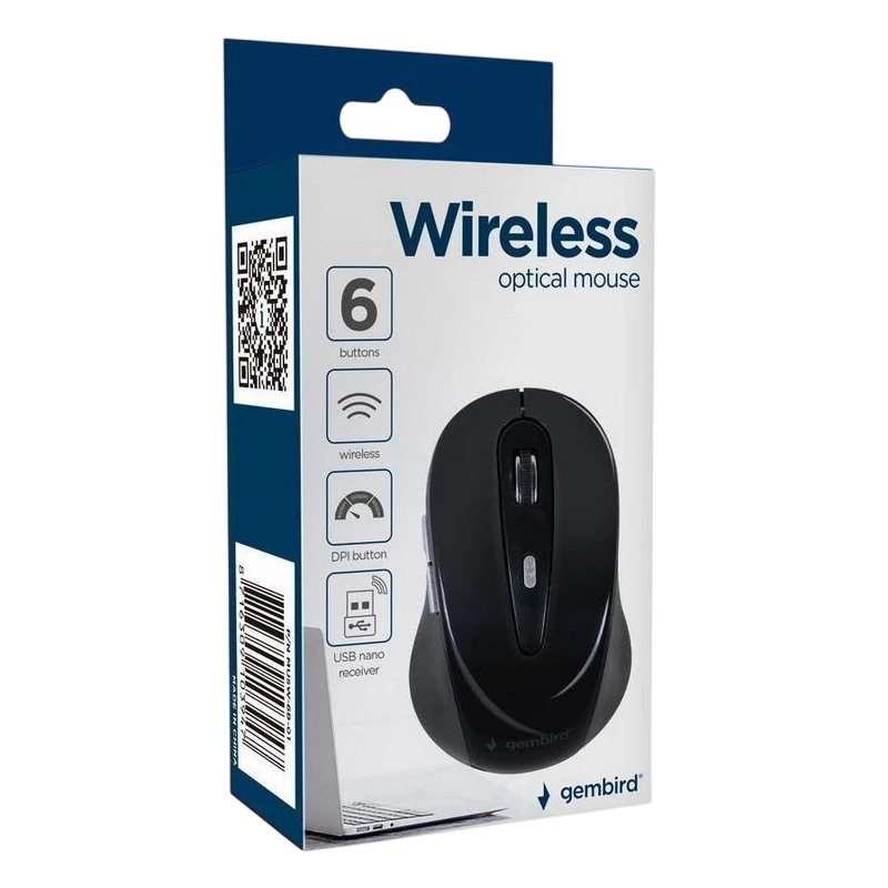 Mouse Gembird MUSW-6B-01 Negru
