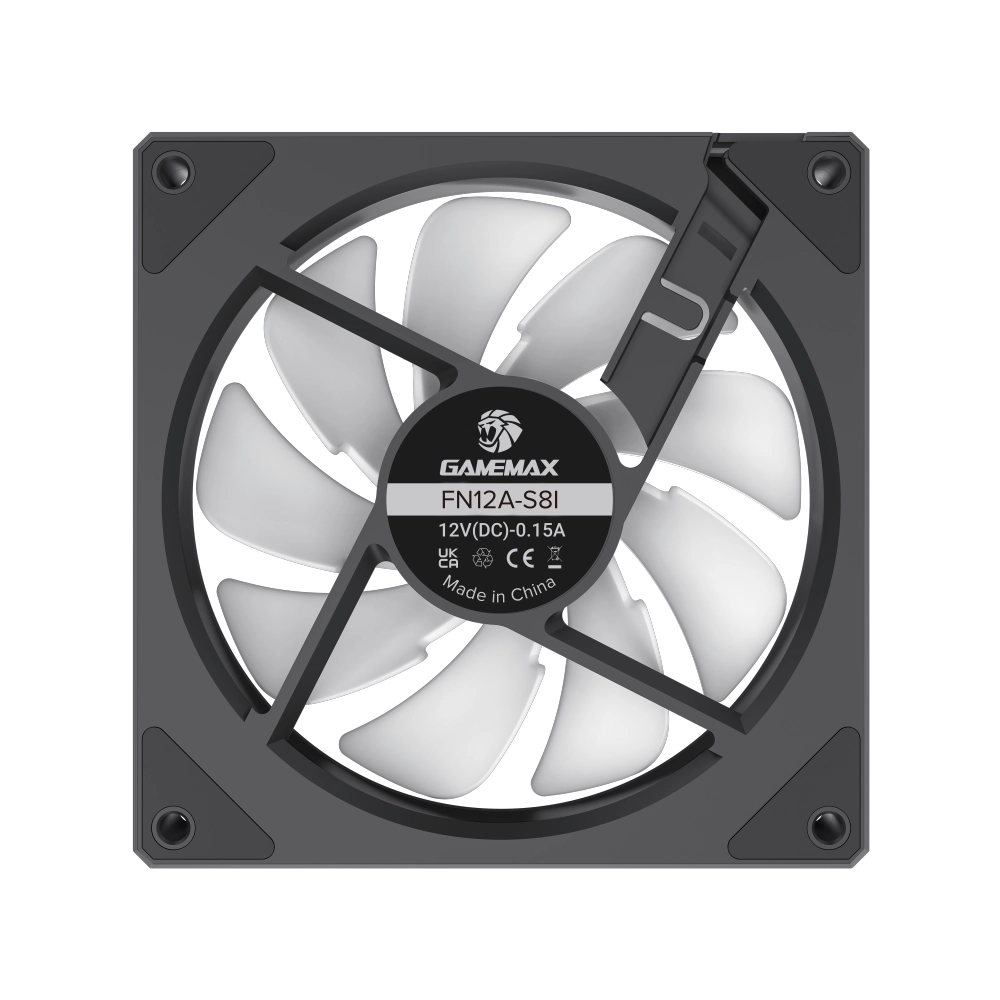 Ventilator PC Gamemax FN12A-S8I 120 mm Negru