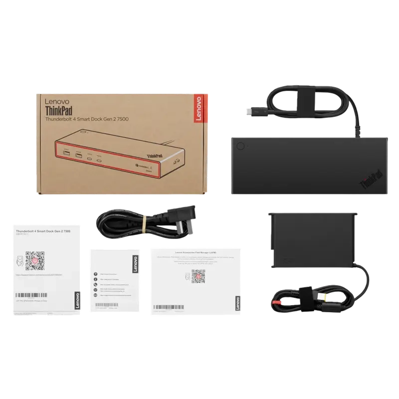 Док-станция Lenovo ThinkPad ThunderboltTM 4 Smart Dock Gen2 7500 Черный