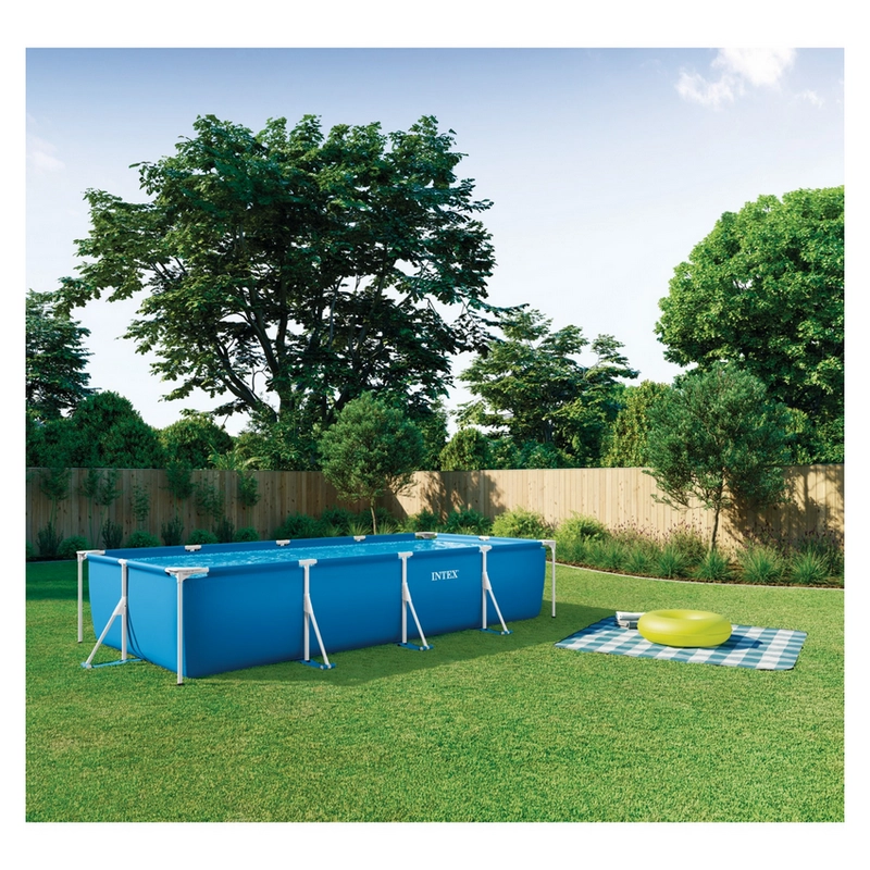 Piscină cu cadru metalic Intex 28273 Albastru