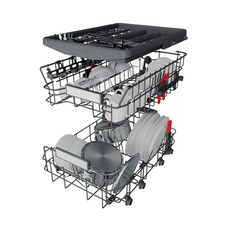 Посудомоечная машина Whirlpool WSBO 3O34 PF X Нержавеющая сталь