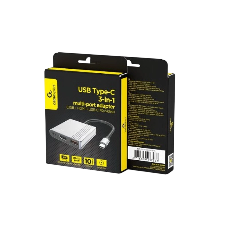 Stație Docking Gembird A-CM-COMBO3-05 Negru