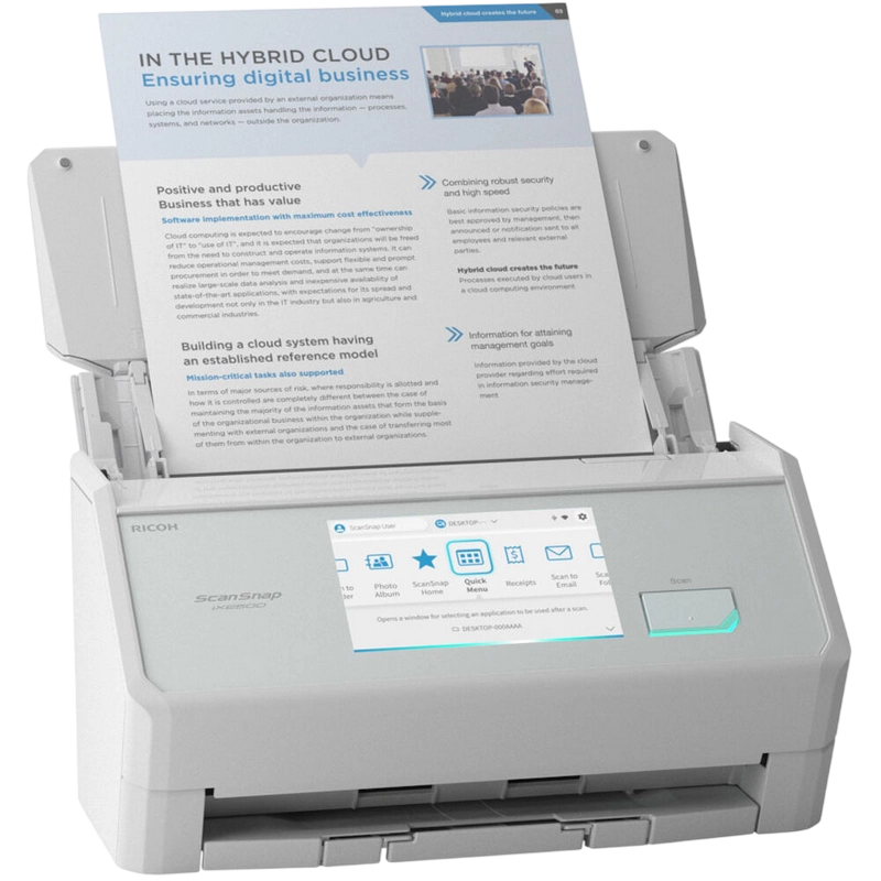 ADF Ricoh ScanSnap iX2500 A4 Alb