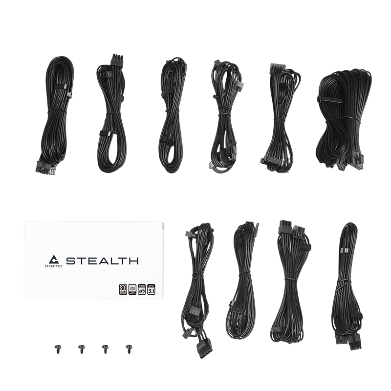 Блок питания для компьютеров Chieftec SPX-1000-FC Stealth ATX Черный