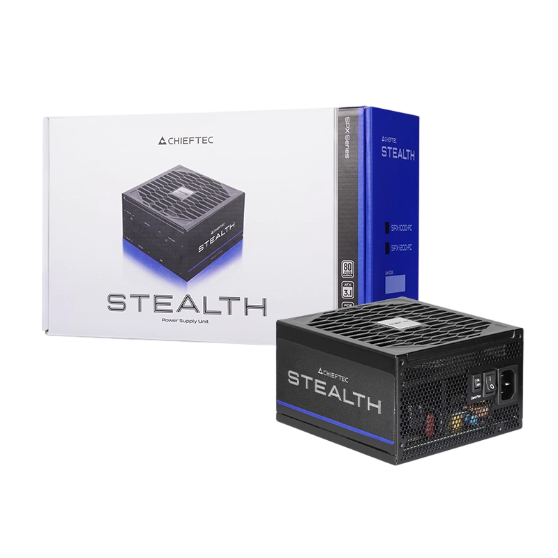 Блок питания для компьютеров Chieftec SPX-1000-FC Stealth ATX Черный