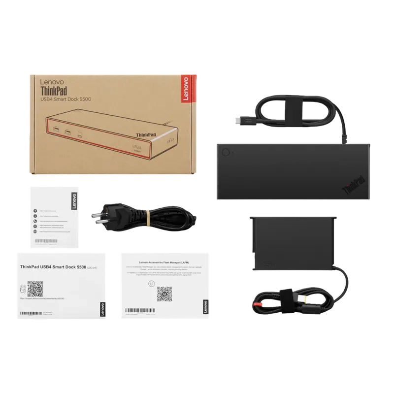 Док-станция Lenovo ThinkPad USB4 Smart Dock 5500 Черный
