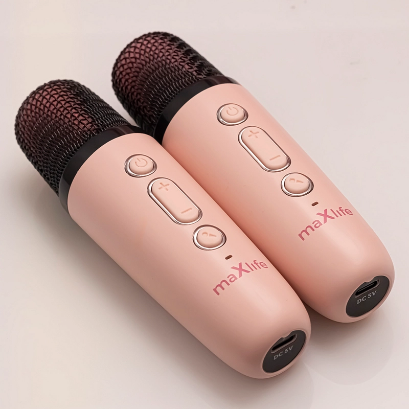 Microfon Karaoke Maxlife MXKS-200 Fără fir Roz