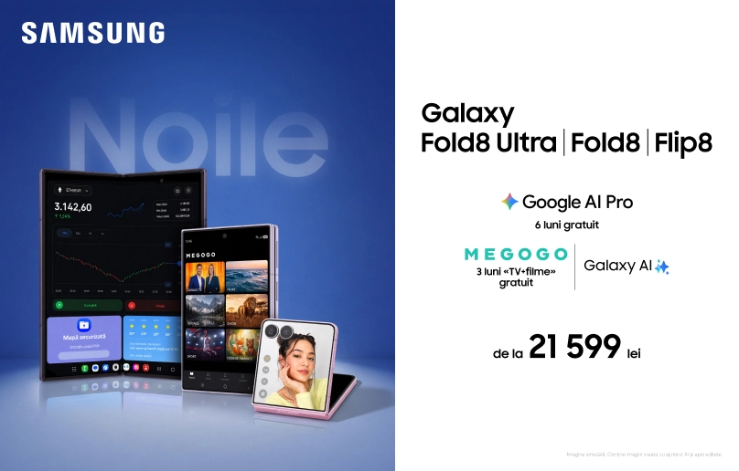Galaxy Fold8 Ultra | Fold8 | Flip8 — un nou nivel al perfecțiunii