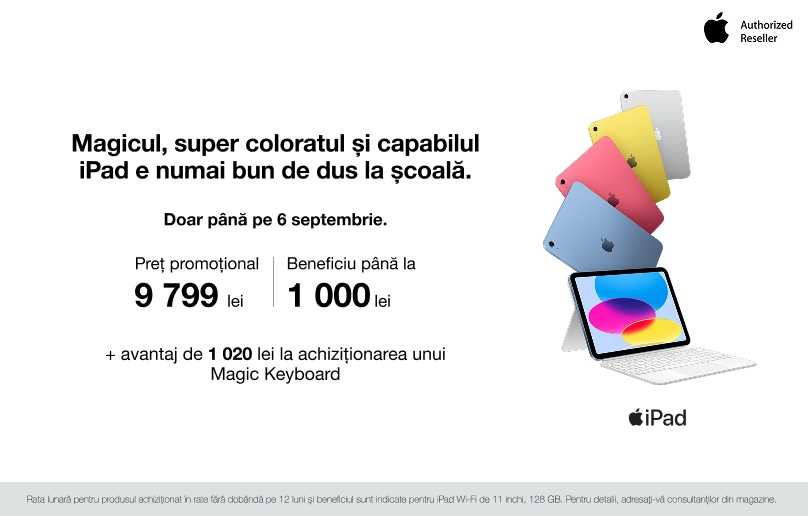 Mai multe posibilități cu iPad