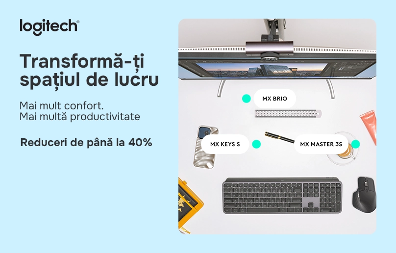 Upgrade avantajos cu Logitech