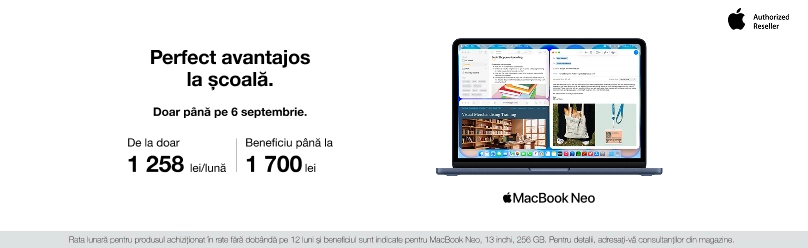 MacBook Neo pentru noi sarcini