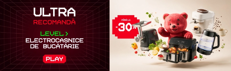 Ultra Recomandă! Reduceri de până la -30% la electrocasnice de bucătărie