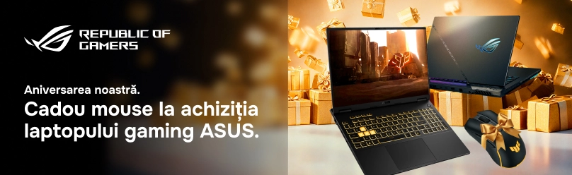Cadou Mouse la achiziția laptopului gaming ASUS