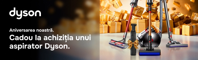 Cadou la achiziția unui aspirator Dyson