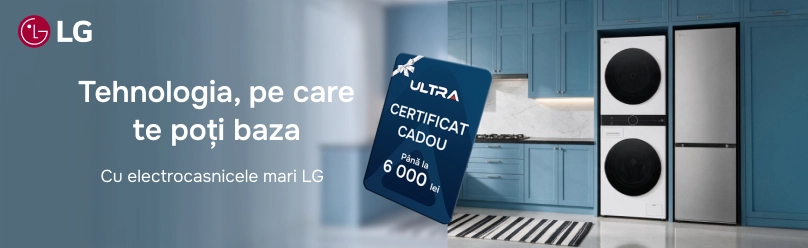 Alege electrocasnice LG și primește un voucher cadou!