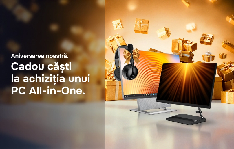 Căști cadou la achiziția unui PC All-in-One
