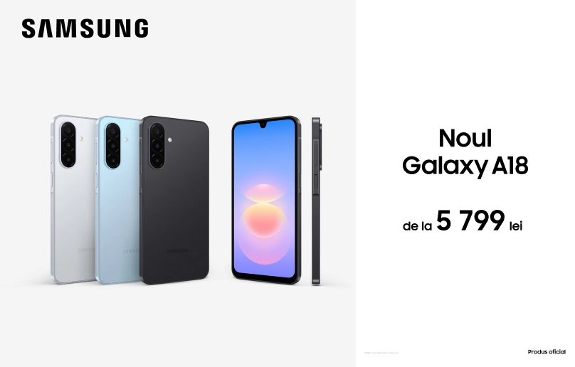 Samsung Galaxy A18 — Mai multe posibilități în fiecare zi