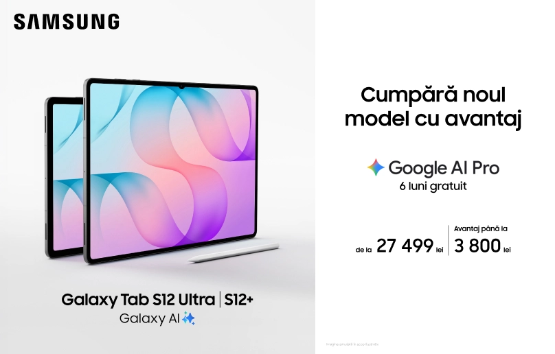 Galaxy Tab S12 Ultra și S12 Plus — Spațiu pentru idei