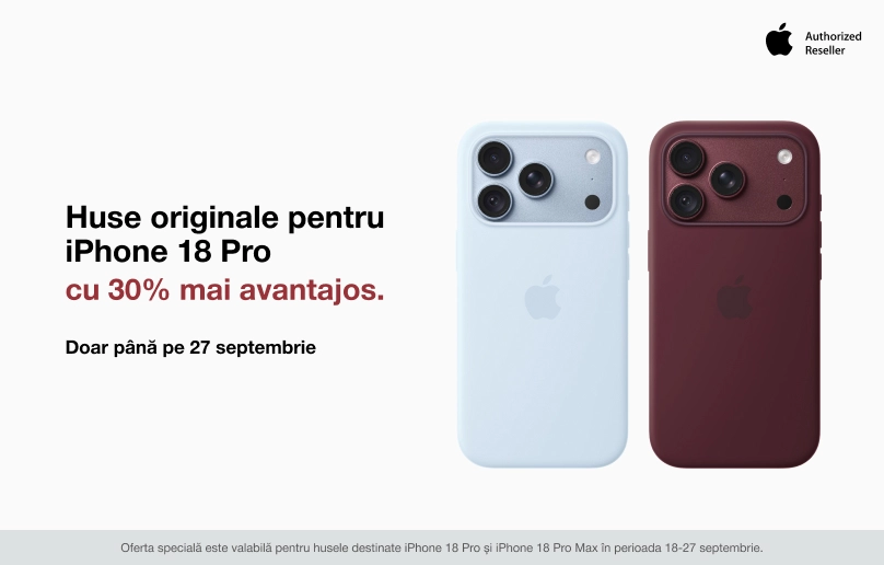 Huse Apple pentru iPhone 18 Pro cu o reducere de -30%