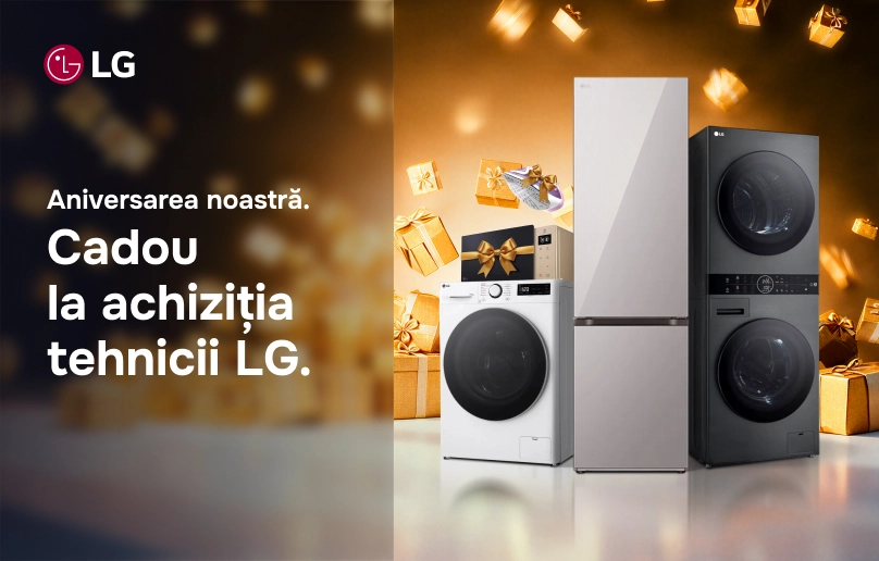 Cadou la achiziția produselor LG