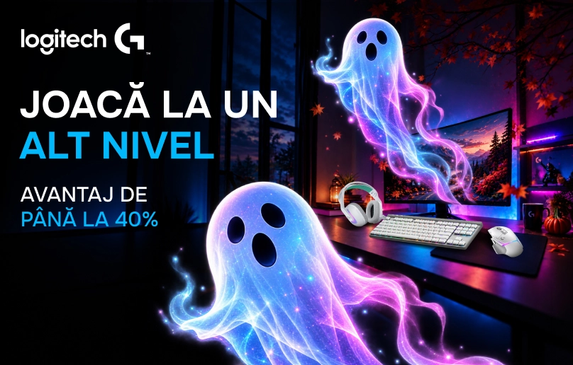 Joacă la un alt nivel cu Logitech! Reduceri de până la -40%