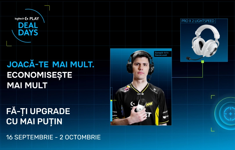 Upgrade avantajos cu Logitech