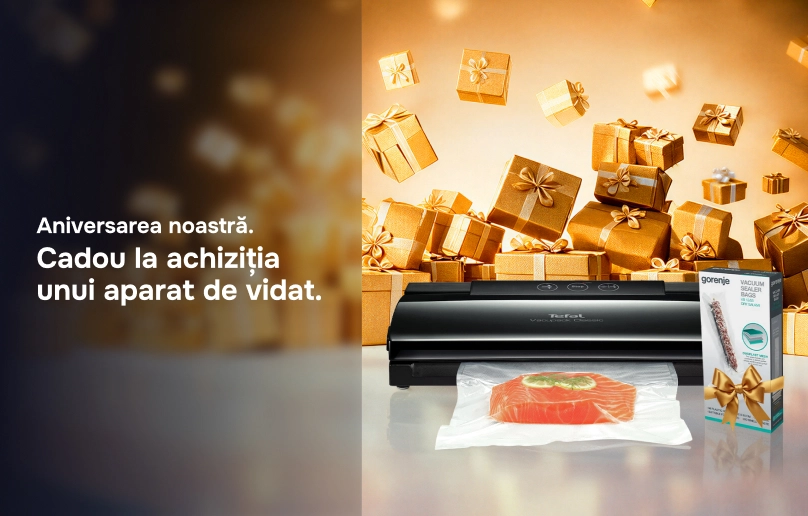 Cadou la achiziția unui aparat de vidat