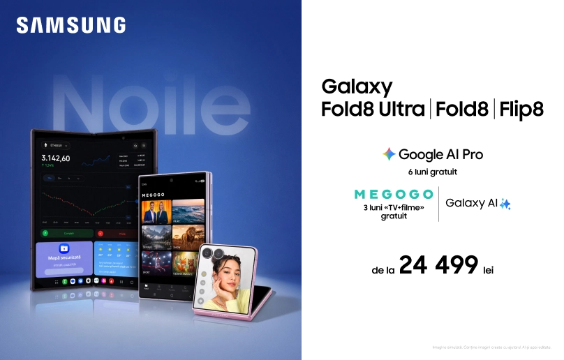 Galaxy Fold8 Ultra | Fold8 | Flip8 — un nou nivel al perfecțiunii