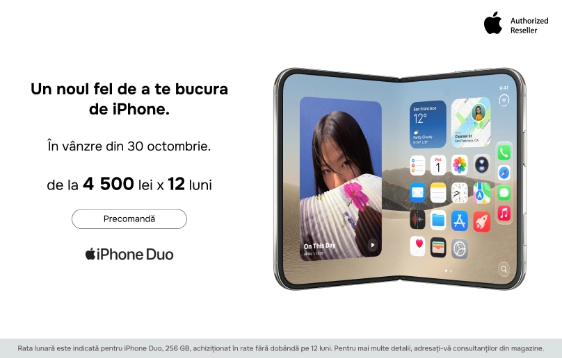 iPhone DUO — Două formate. Un singur iPhone