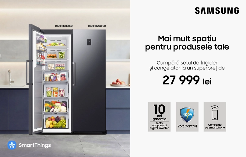Set din frigider și congelator Samsung