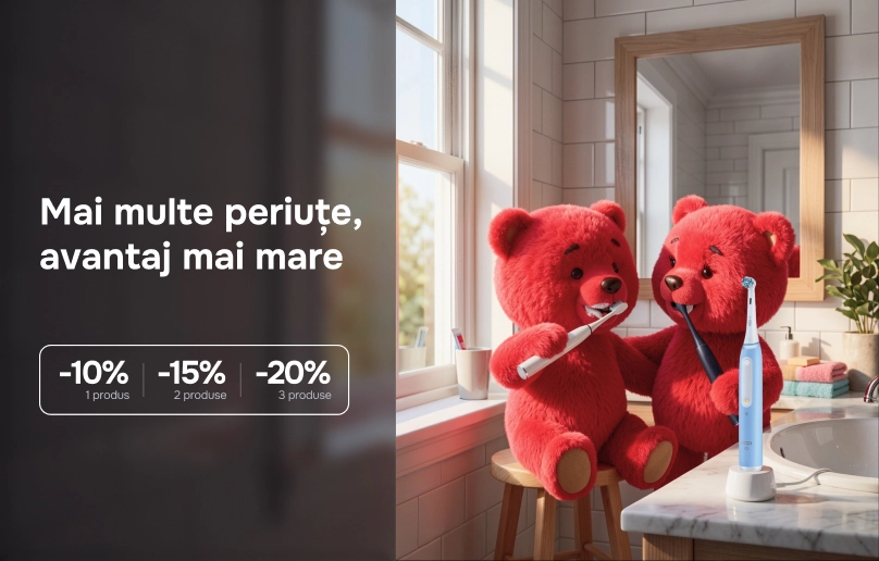 Mai multe periuțe, avantaj mai mare