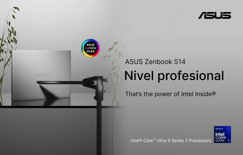 Obține ASUS Zenbook S14 în rate pe 12 luni cu 0% dobândă
