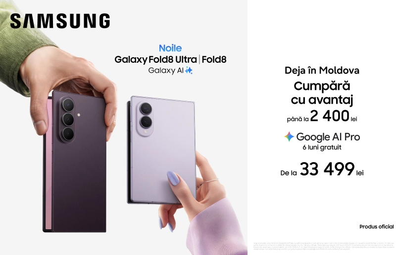 Galaxy Fold 8 și Galaxy Fold 8 Ultra — un nou nivel al perfecțiunii