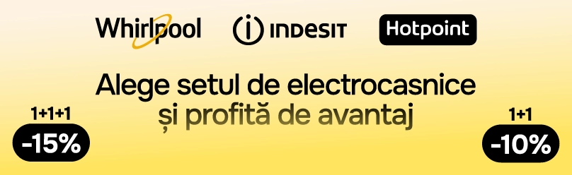 Whirlpool, Indesit, Hotpoint: Cumpără mai mult, Economiseşte mai mult