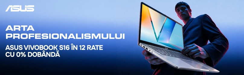 Laptopuri ASUS Vivobook în rate pe 12 luni cu 0% dobândă