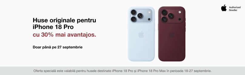 Huse Apple pentru iPhone 18 Pro cu o reducere de -30%