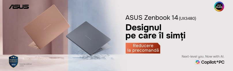Precomandă ASUS Zenbook 14 şi primeşte reducere