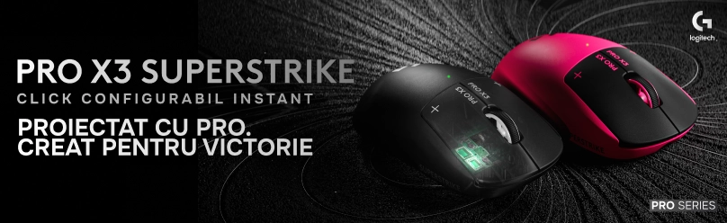 PRO X3 SUPERSTRIKE — Precizie în fiecare mișcare