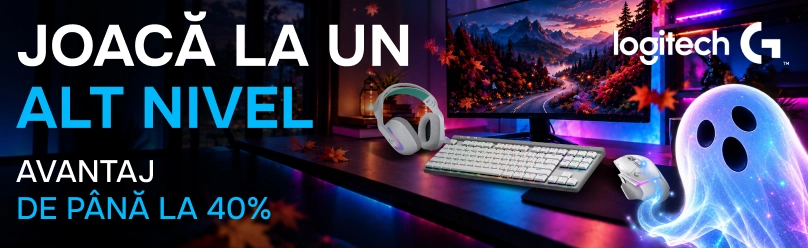 Joacă la un alt nivel cu Logitech! Reduceri de până la -40%