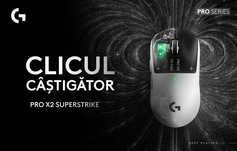 Logitech PRO X2 Superlight Lunar Eclipse — alegerea campionilor