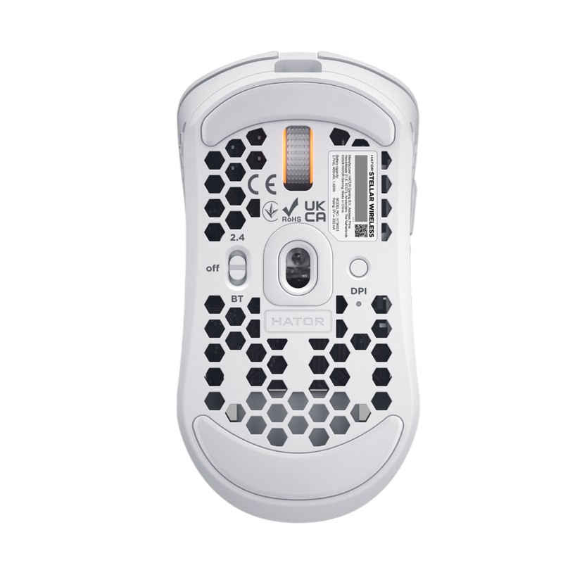 Беcпроводная мышь HATOR Stellar Беспроводное Белый