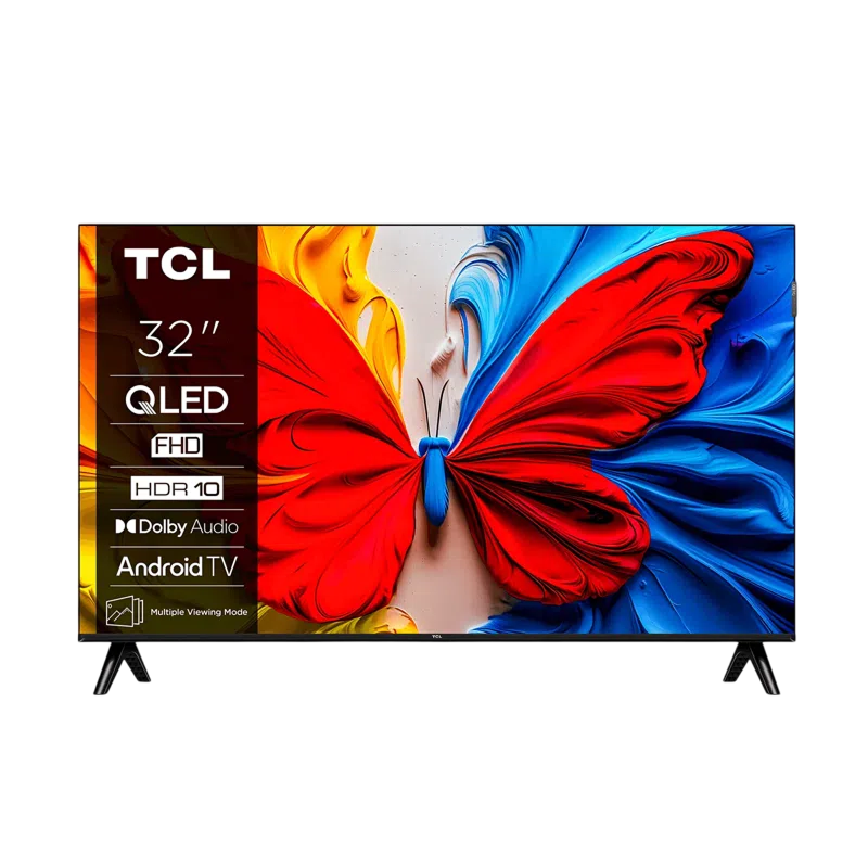 32" QLED SMART Телевизор TCL 32V5C Черный