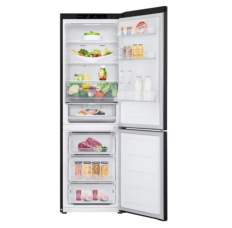 Холодильник LG GBV3100EEP Зеркально-чёрный