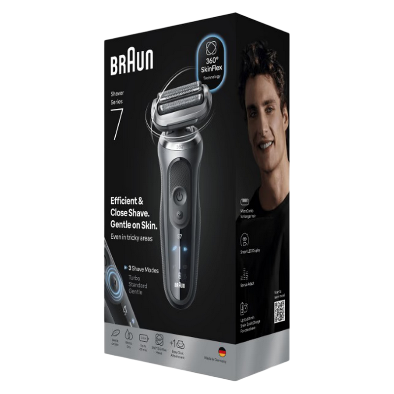 Электробритва мужская Braun 72-G1200s Серый