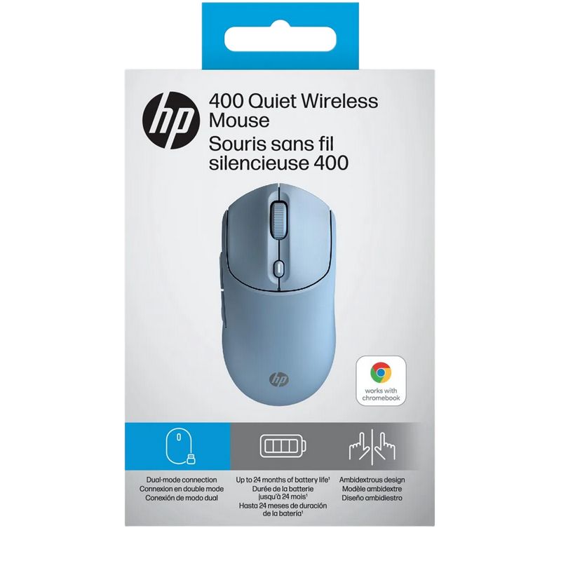Мышь HP 400 Quiet Беспроводное Синяя полночь