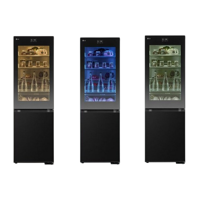 Холодильник LG GBG7190CEV Чёрный