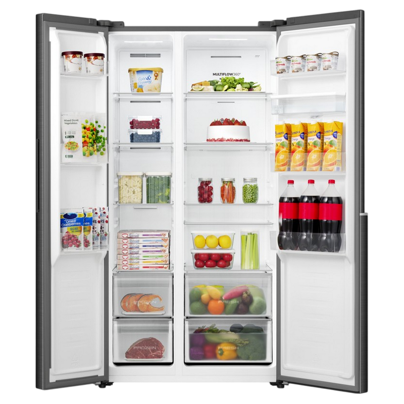 Холодильник Gorenje NRS917E41BXWD Зеркально-чёрный