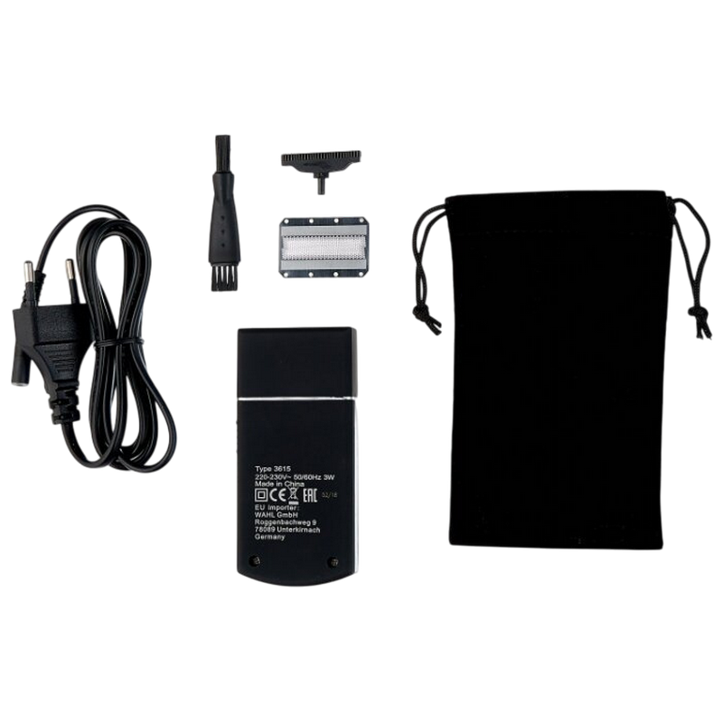 Электробритва мужская WAHL 3615-0051 Зеркально-чёрный
